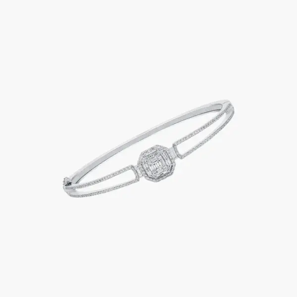 0.32 Carat Clustered Diamond Bracelet