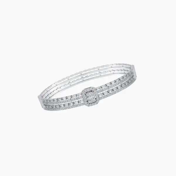 0.79 Carat Celestial Harmony Diamond Bangle.