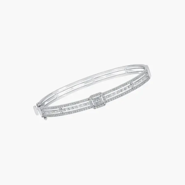 0.50 Carat Radiant Elegance Diamond Bangle