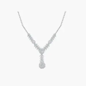 1.08 Carat Diamond Cascading Necklace