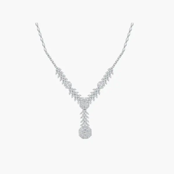 1.08 Carat Diamond Cascading Necklace