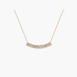 0.33 Carat Diamond Golden Horizon Necklace