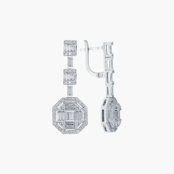 1.01 Carat Diamond Earrings