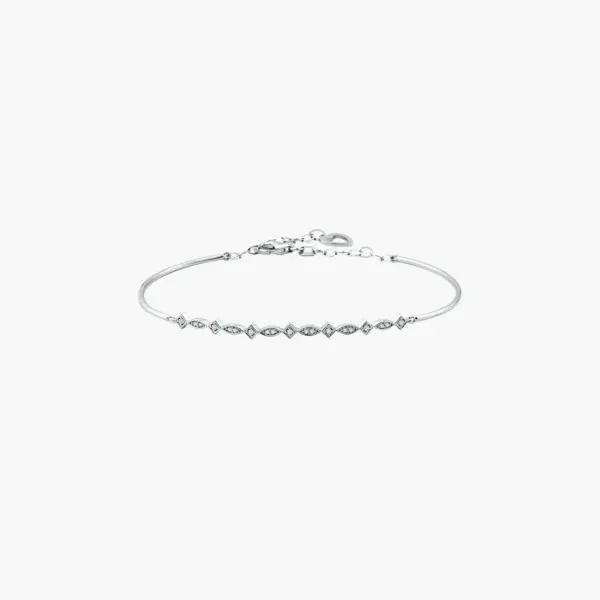 0.14 Carat Diamond Marquise Chain Bracelet