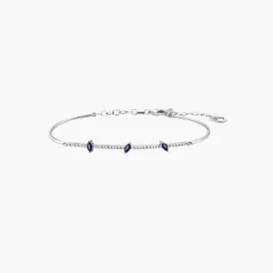 0.26 Carat Diamond Sapphire Serenity Bracelet