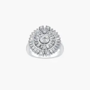 0.21 Carat Radiant Diamond Ring