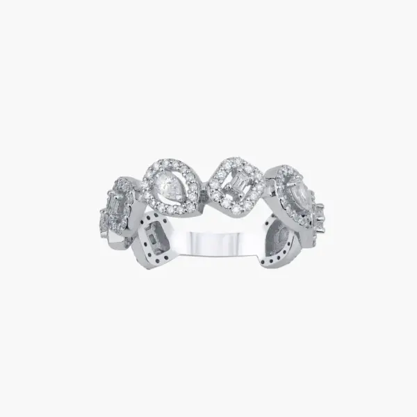 0.49 Carat Diamond Baguette Ring