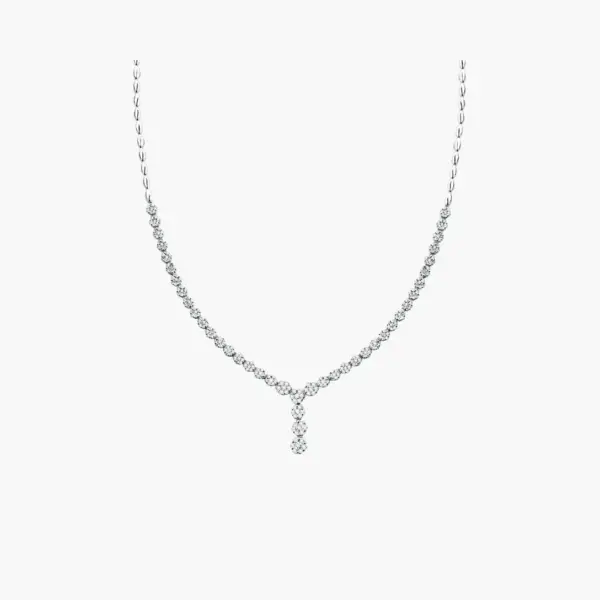 2.00 Carat Diamond Floral Necklace