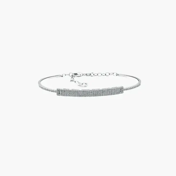 0.91 Carat Diamond Glistening Pavé Band Bracelet