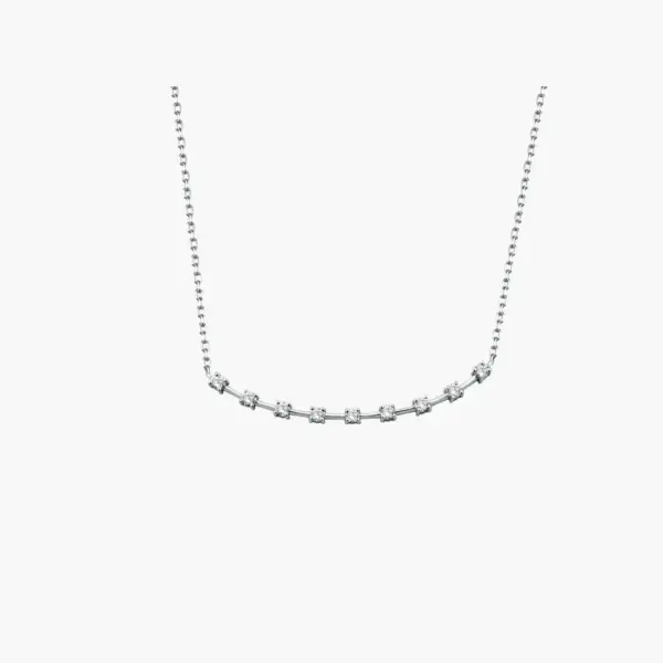 0.31 Carat Diamond Celestial Curve Necklace