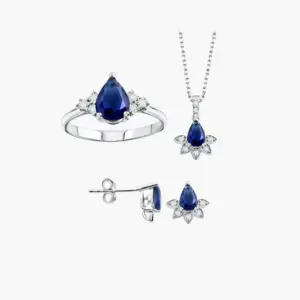 Blue Belle Diamond Set