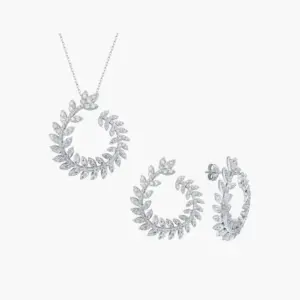 Diamond Radiant Floral Set