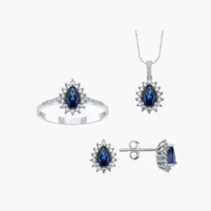 Diamond Sapphire Set