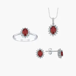 Diamond & Ruby Ensemble Set