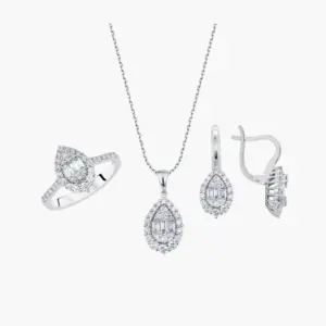 Diamond Blossom Jewellery Set