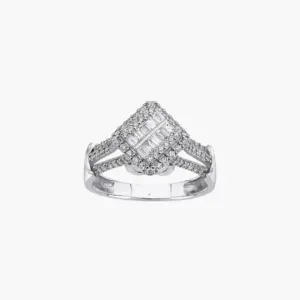 0.24 Carat Quad Diamond Ring