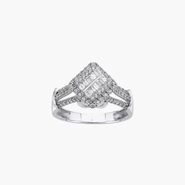 0.24 Carat Quad Diamond Ring