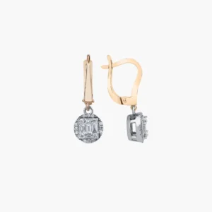 0.21 Carat Diamond Earrings