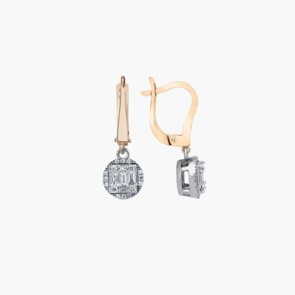 0.21 Carat Diamond Earrings