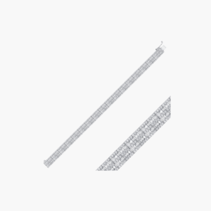 5.49 Carat Triple Row Diamond Bracelet