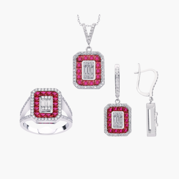 Radiant Ruby Elegance Set