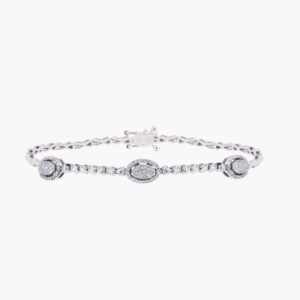 0.63 Carat Oval Diamond Bracelet