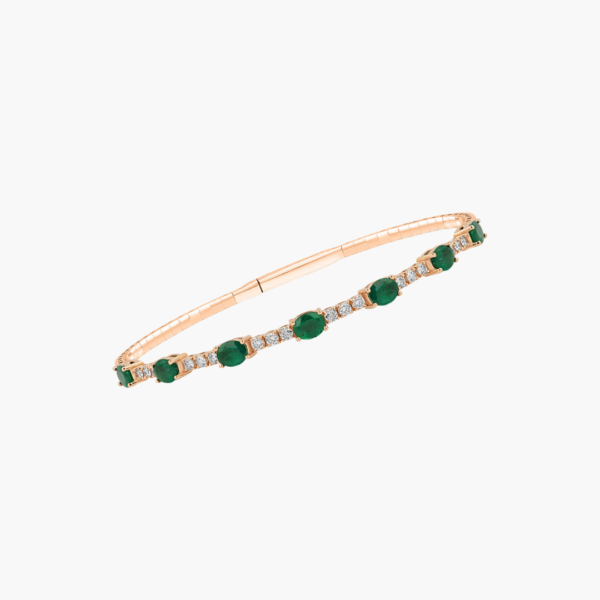 1.79 Carat Emerald Elegance Bangle