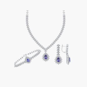 Sapphire and Diamond Jewellery Set