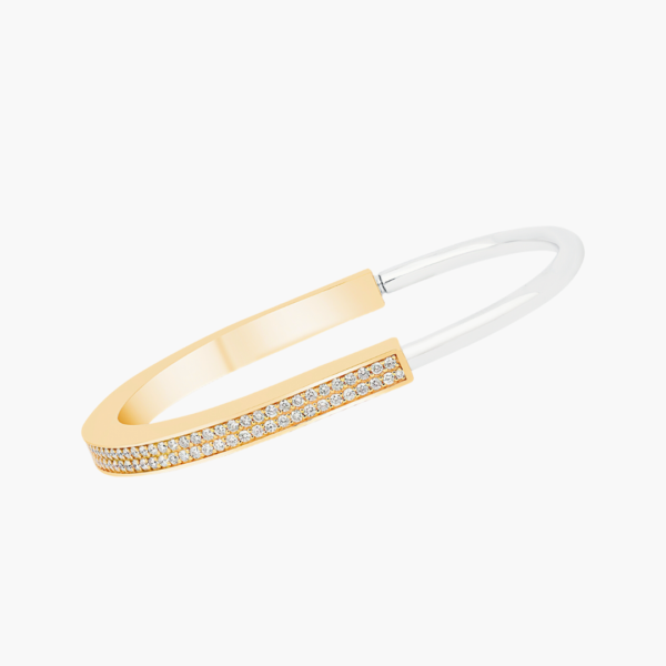 2.02 Carat Two-Tone Diamond Bracelet