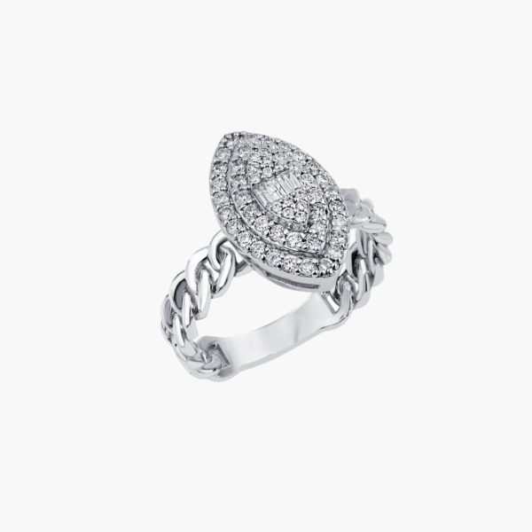 0.06 Carat Marquise Magic Diamond Ring