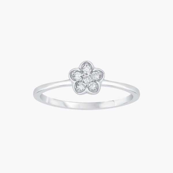 0.12 Carat Delicate Blossom Ring - Image 2