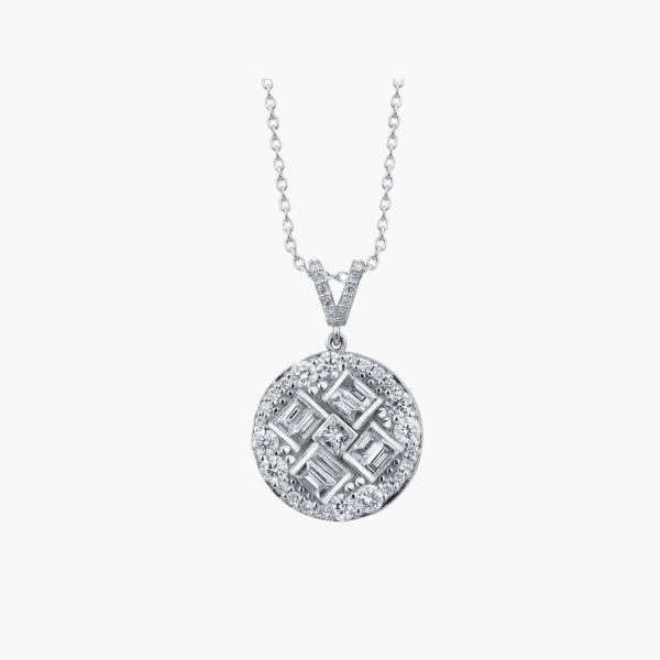 0.51 Carat Diamond Circle Necklace