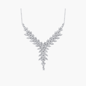 3.02 Carat Diamond Cascade Necklace