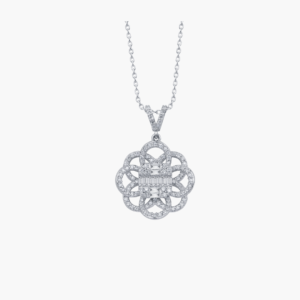 0.21 Carat Diamond Knot Necklace