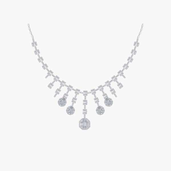 5.08 Carat Cascading Diamond Necklace