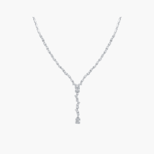 0.08 Carat Delicate Diamond Y-Necklace