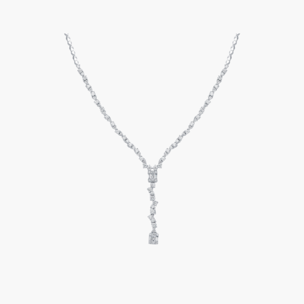 0.08 Carat Delicate Diamond Y-Necklace