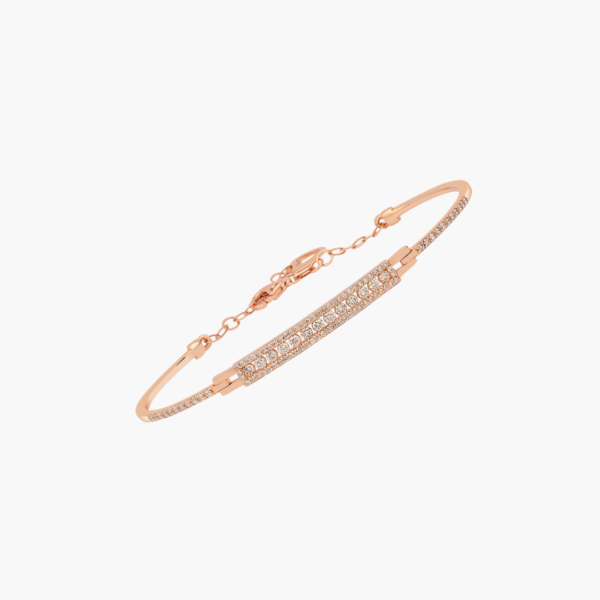 0.75 Carat Diamond Bar Bangle