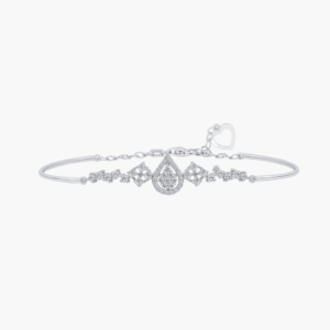 0.69 Carat Pear Diamond Bangle