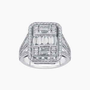 1.08 Carat baguette-cut diamond ring